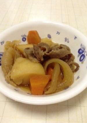 初心者さんの肉じゃが〜(o˘◡˘o)♡-レシピのメイン写真