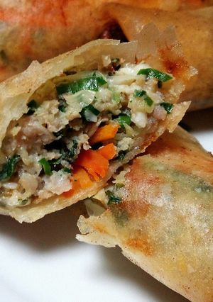 チーたらで美味しいえび春巻き！-レシピのメイン写真