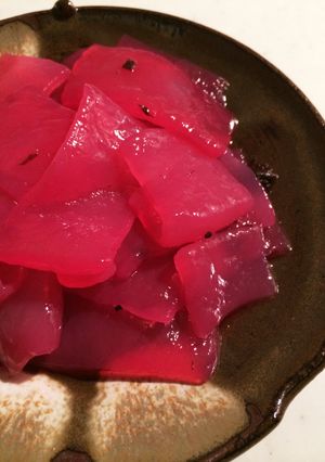 こんにゃく〜梅しそ味〜-レシピのメイン写真