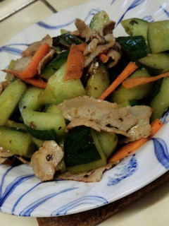 豚バラときゅうりの梅肉炒め-レシピのメイン写真