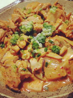 鶏肉のキムチクリーム炒め-レシピのメイン写真