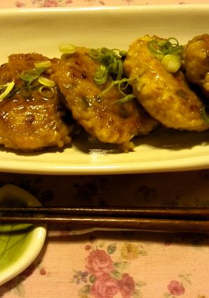鶏つくね(れんこん･豆腐入り)-レシピのメイン写真