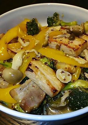 ★厚切りベーコンの温野菜サラダ★-レシピのメイン写真