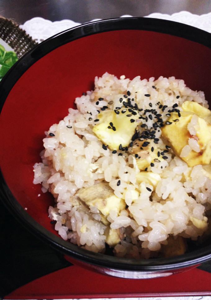 ☆秋の味覚☆栗ごはん！！！-レシピのメイン写真