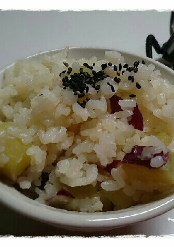 白だし使ってさつまいもご飯-レシピのメイン写真