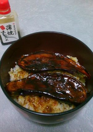 超手抜き☆茄子の蒲焼き丼-レシピのメイン写真