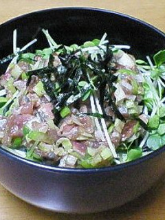 これウマ!簡単♪ネギとろサンマ丼-レシピのメイン写真
