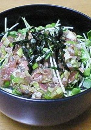 これウマ！簡単♪ネギとろサンマ丼-レシピのメイン写真