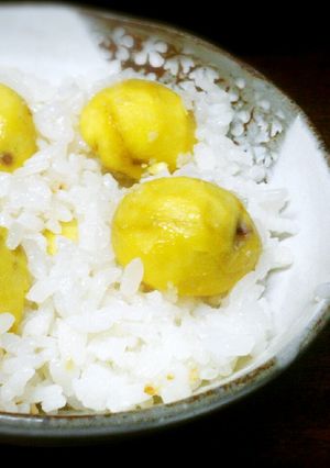 土鍋で栗ごはん-レシピのメイン写真