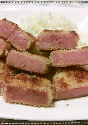市販のソーセージバーグでハムカツ-レシピのメイン写真