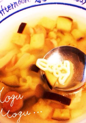 可愛いショートパスタのミネストローネ風♩-レシピのメイン写真