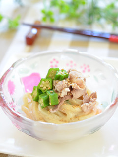 豆乳ごまだれ冷やしうどん-レシピのメイン写真