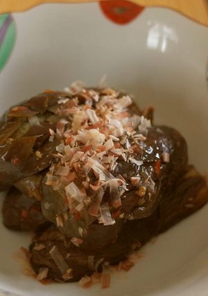 油不使用♡お茄子のスイートチリ風煮浸し-レシピのメイン写真