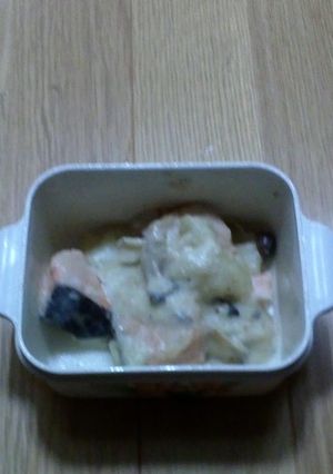 秋鮭のクリーム煮-レシピのメイン写真