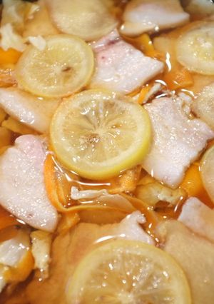 豚バラ肉と人参☆塩レモン鍋♪-レシピのメイン写真