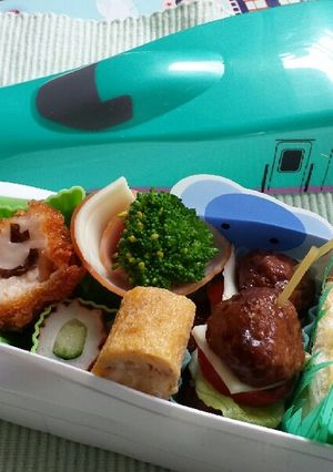 キャラ弁☆はやぶさ弁当箱♪-レシピのメイン写真