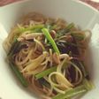 イカの塩辛アレンジパスタ