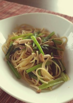 イカの塩辛アレンジパスタ-レシピのメイン写真