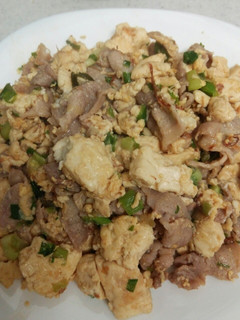 簡単☆豚肉と木綿豆腐の和風炒め♡-レシピのメイン写真