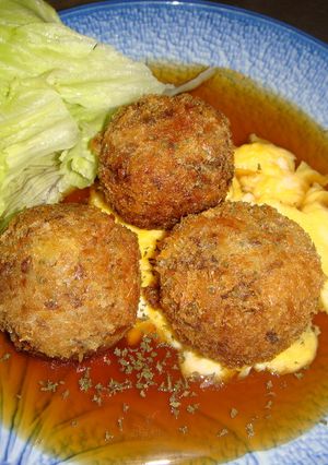 すき焼きだれライスボール-レシピのメイン写真