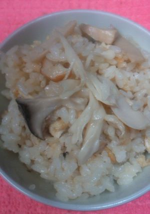 秋の味★白舞茸とエリンギの炊き込みご飯-レシピのメイン写真