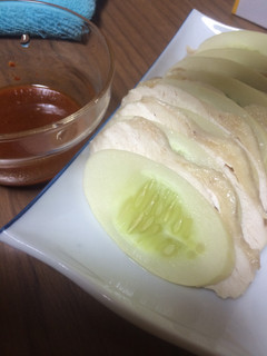 蒸し鶏と白キュウリの前菜-レシピのメイン写真