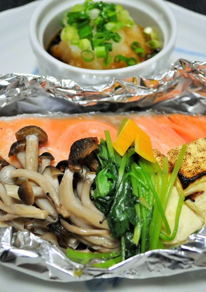 鮭の包み蒸し-レシピのメイン写真