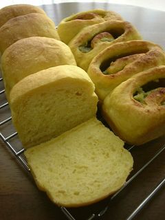※かぼちゃスープで~かぼちゃパン(HB)-レシピのメイン写真