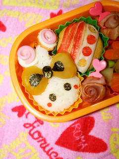 お弁当に♥キャラ弁ほっぺちゃんゴハン-レシピのメイン写真