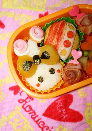 お弁当に♥キャラ弁ほっぺちゃんゴハン-レシピのメイン写真
