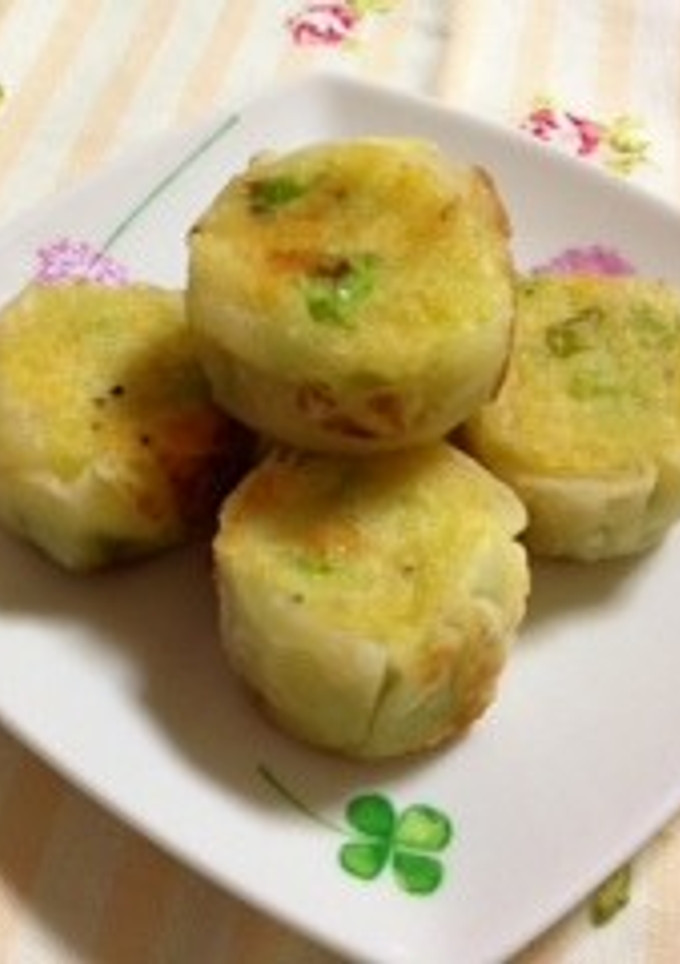 枝豆のポテト包み焼き-レシピのメイン写真