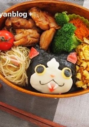 妖怪ウォッチ＊ガブニャンのキャラ弁-レシピのメイン写真