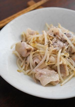 豚肉ともやしのレモン胡椒炒め-レシピのメイン写真