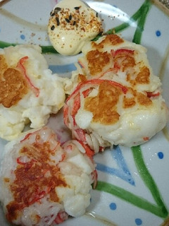 さくっとふわっと☆カニカマはんぺん焼き-レシピのメイン写真