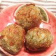 カリモチ蓮根の青のりじゃこ団子