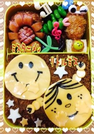 簡単！ミスターメン♡リトルミス☆キャラ弁-レシピのメイン写真