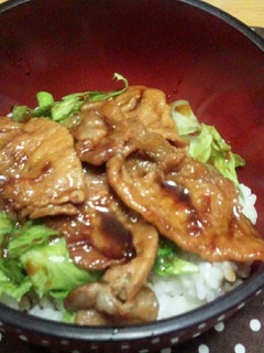 豚肉どんぶり-レシピのメイン写真