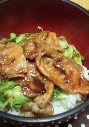 豚肉どんぶり-レシピのメイン写真