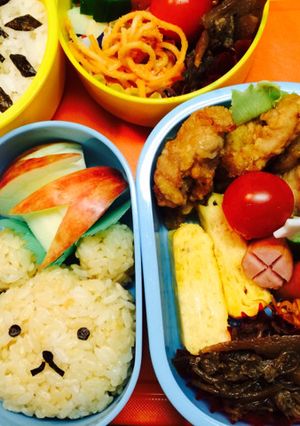幼稚園のお弁当♡簡単くまちゃん-レシピのメイン写真