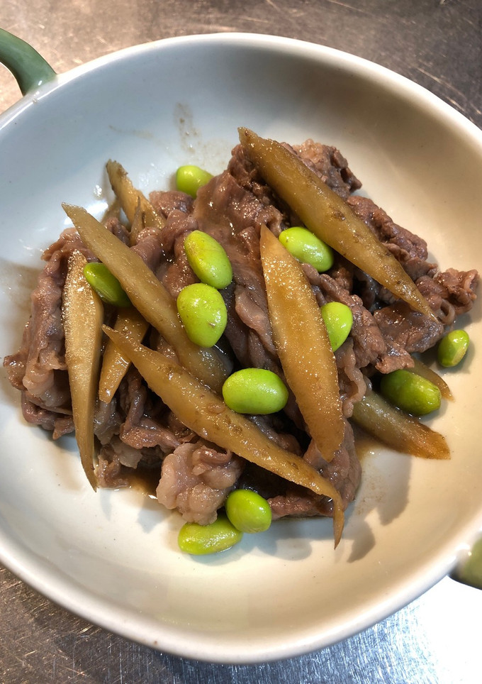 牛肉とごぼうの煮物-レシピのメイン写真