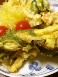 苦くない!ゴーヤと野菜のかき揚げ-レシピのメイン写真
