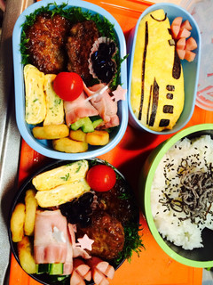 幼稚園のお弁当♡キャラ弁ドクターイエロー-レシピのメイン写真