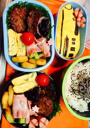 幼稚園のお弁当♡キャラ弁ドクターイエロー-レシピのメイン写真