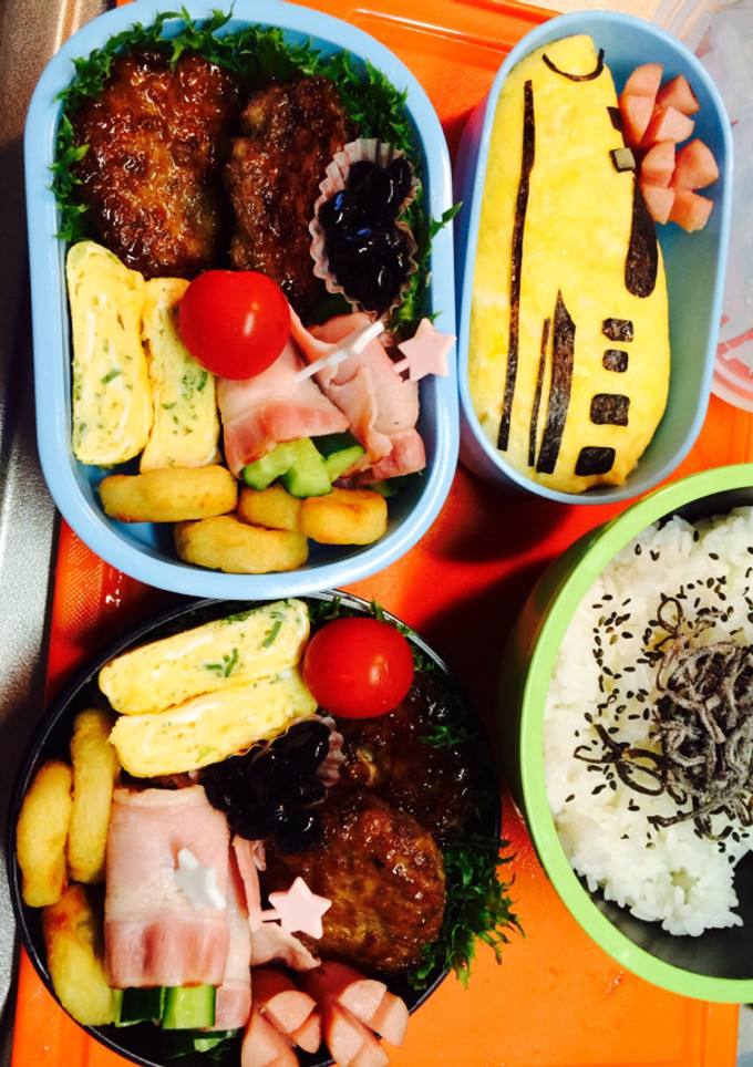 幼稚園のお弁当♡キャラ弁ドクターイエロー-レシピのメイン写真