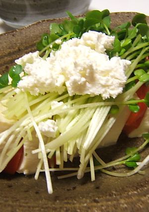 トマトと豆腐のサンドイッチサラダ-レシピのメイン写真
