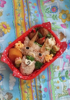 妖怪ウォッチ★こまじろう キャラ弁-レシピのメイン写真