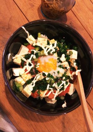 簡単＊火いらず＊明太豆腐丼-レシピのメイン写真