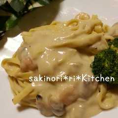 รูปของ ぽってり豆乳クリームパスタ