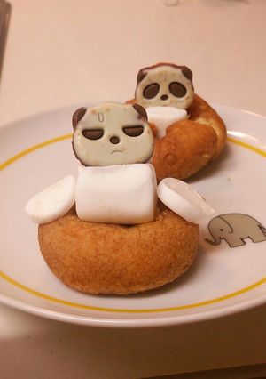 さくさくぱんだタイヤくぐり中～-レシピのメイン写真