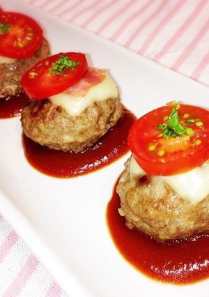 おもてなしにも♪一口ハンバーグ♡-レシピのメイン写真